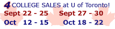 University of Toronto Book Sales